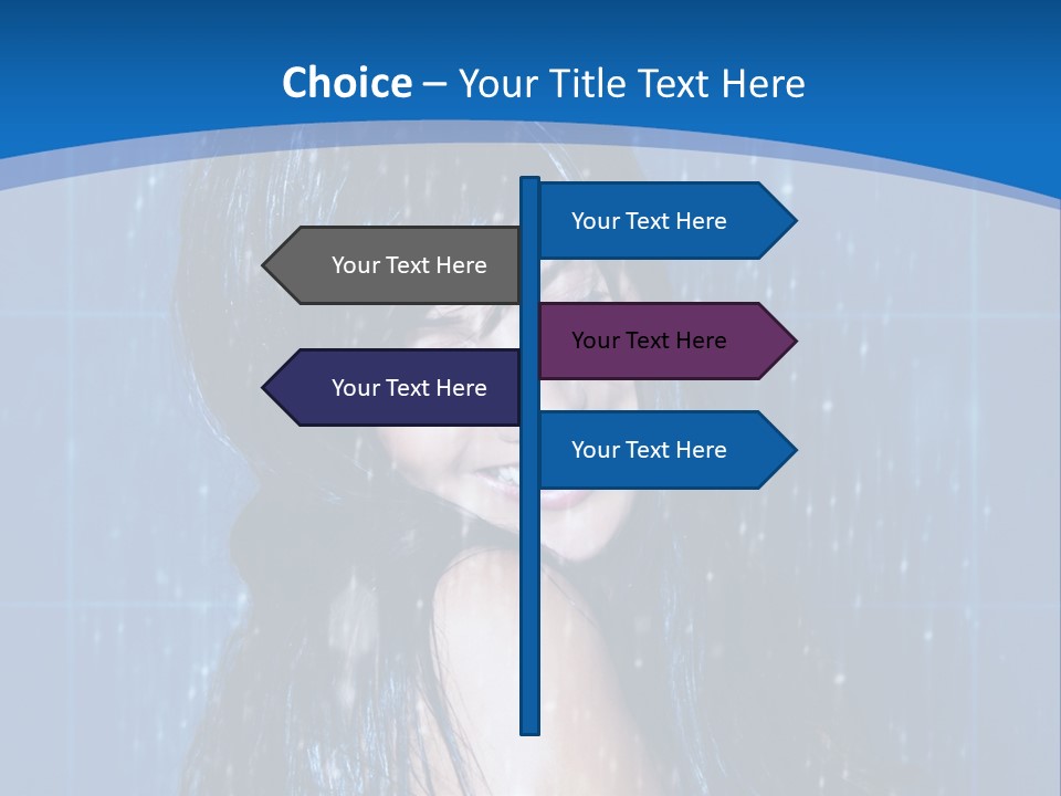 Water Hair Body PowerPoint Template