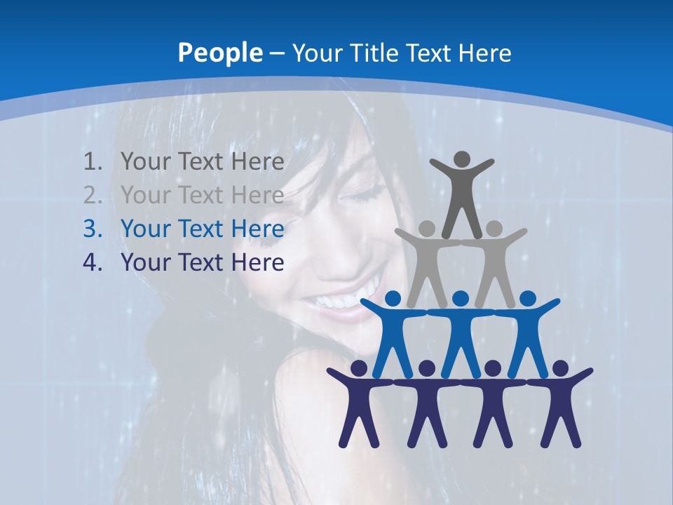 Water Hair Body PowerPoint Template