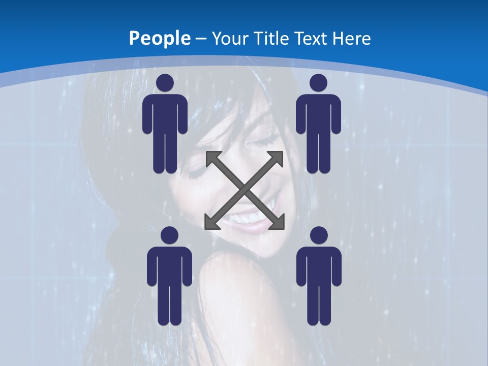 Water Hair Body PowerPoint Template