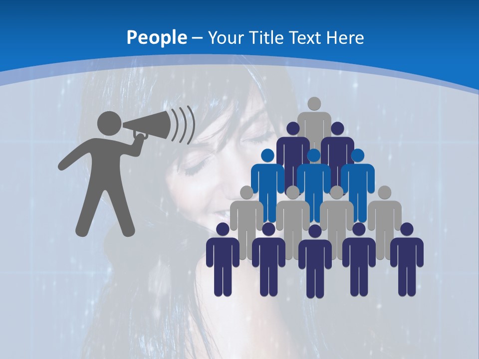 Water Hair Body PowerPoint Template