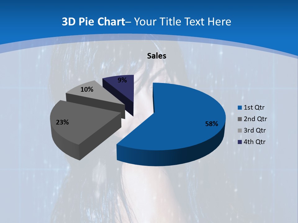 Water Hair Body PowerPoint Template
