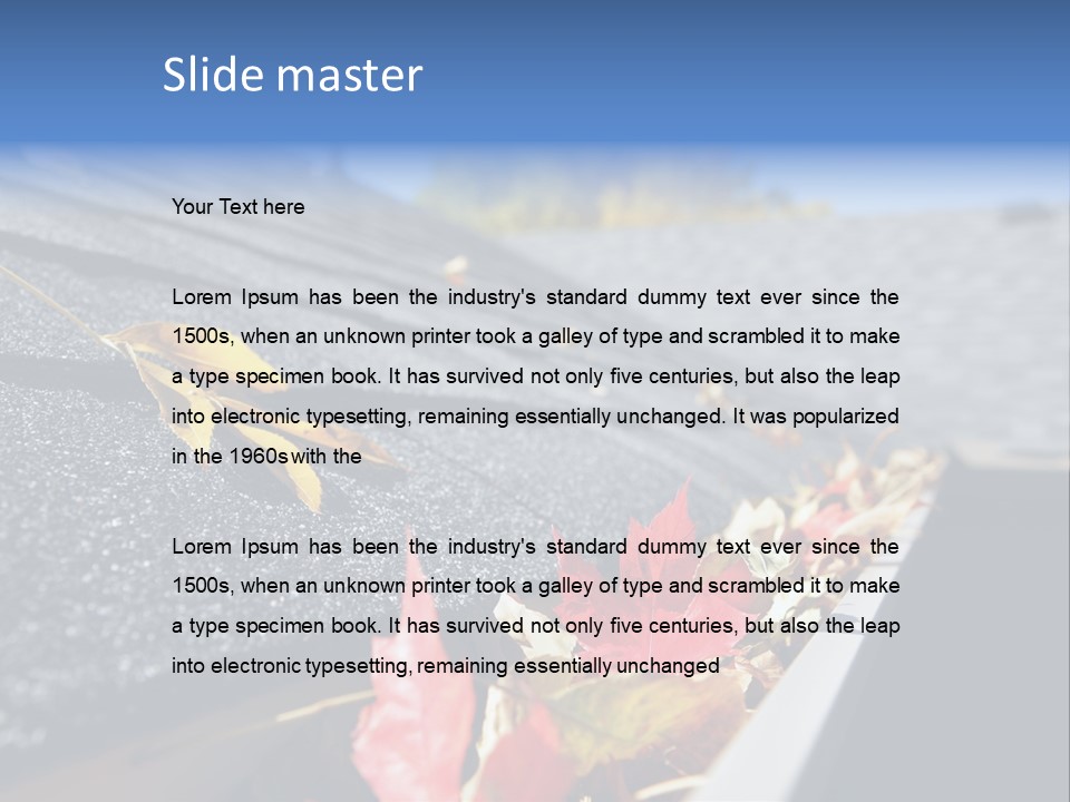 Autumn Work Fall PowerPoint Template