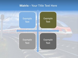 Arrival Locomotive Traffic PowerPoint Template
