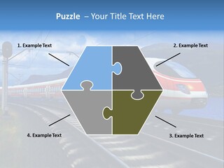 Arrival Locomotive Traffic PowerPoint Template