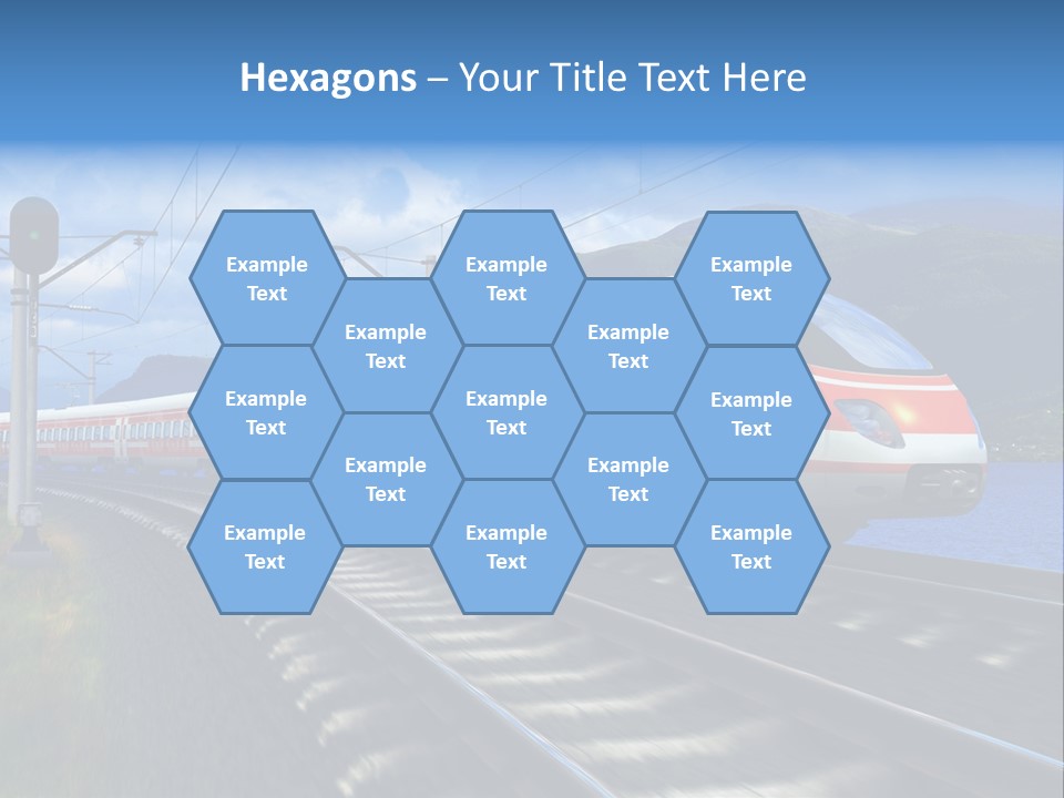 Arrival Locomotive Traffic PowerPoint Template