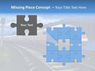 Arrival Locomotive Traffic PowerPoint Template