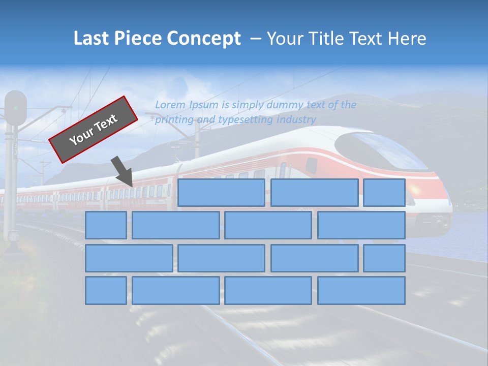 Arrival Locomotive Traffic PowerPoint Template