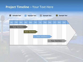 Arrival Locomotive Traffic PowerPoint Template