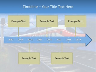 Arrival Locomotive Traffic PowerPoint Template