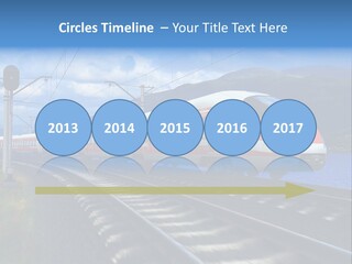 Arrival Locomotive Traffic PowerPoint Template