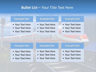 Arrival Locomotive Traffic PowerPoint Template