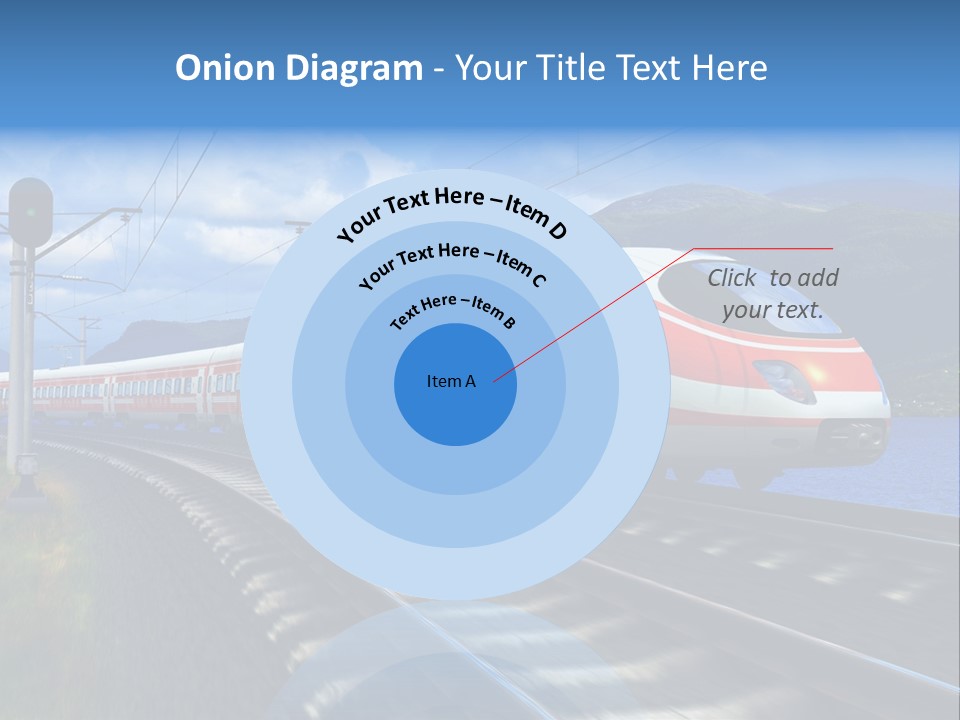 Arrival Locomotive Traffic PowerPoint Template