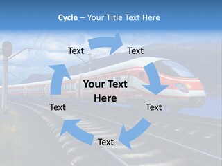 Arrival Locomotive Traffic PowerPoint Template