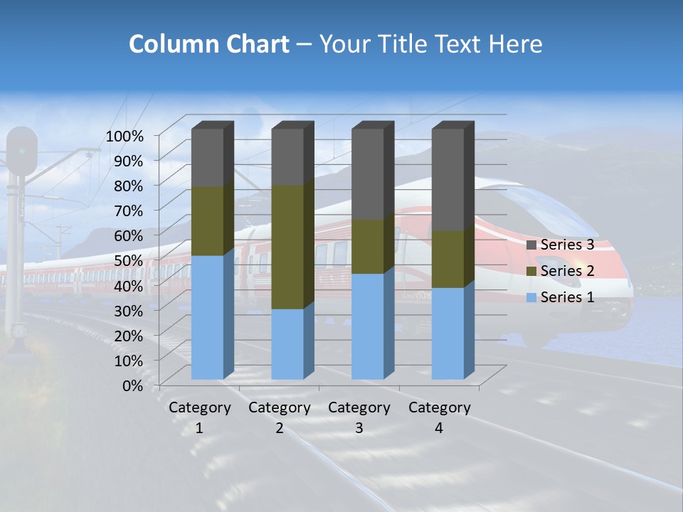 Arrival Locomotive Traffic PowerPoint Template
