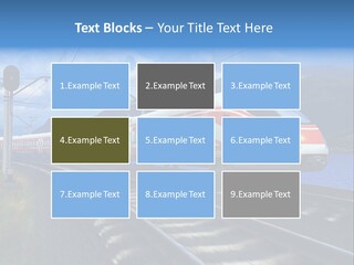 Arrival Locomotive Traffic PowerPoint Template