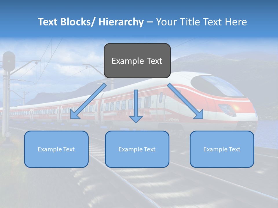 Arrival Locomotive Traffic PowerPoint Template