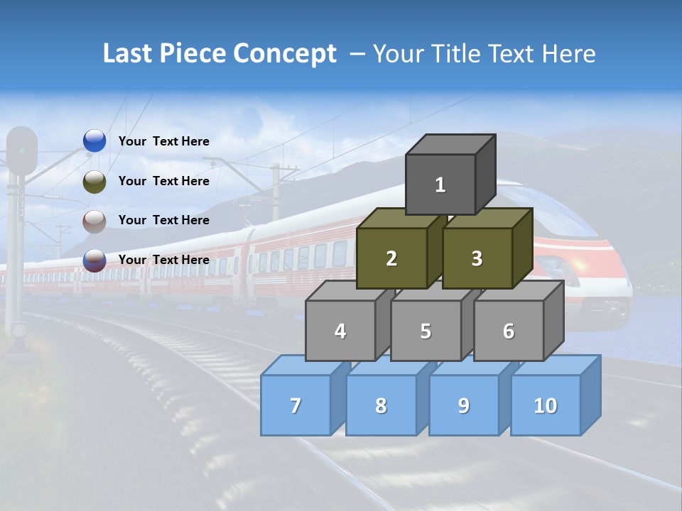 Arrival Locomotive Traffic PowerPoint Template