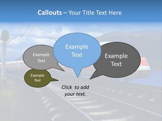 Arrival Locomotive Traffic PowerPoint Template