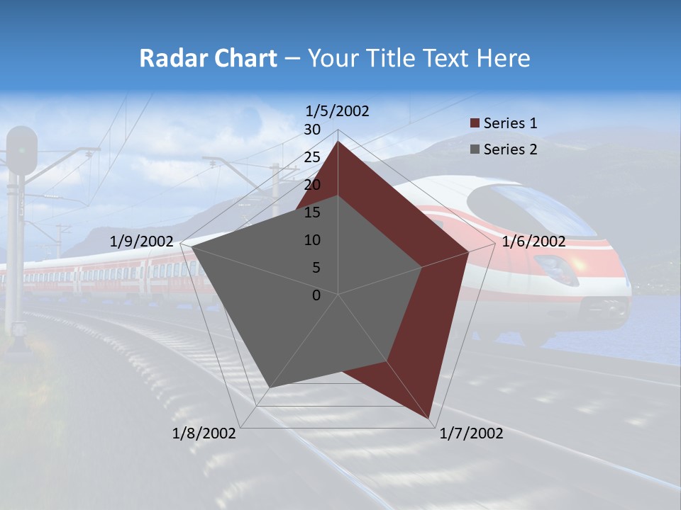 Arrival Locomotive Traffic PowerPoint Template