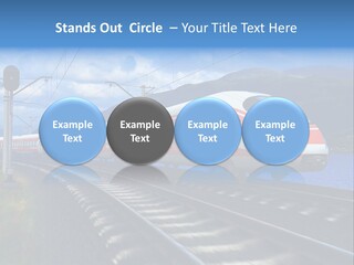 Arrival Locomotive Traffic PowerPoint Template