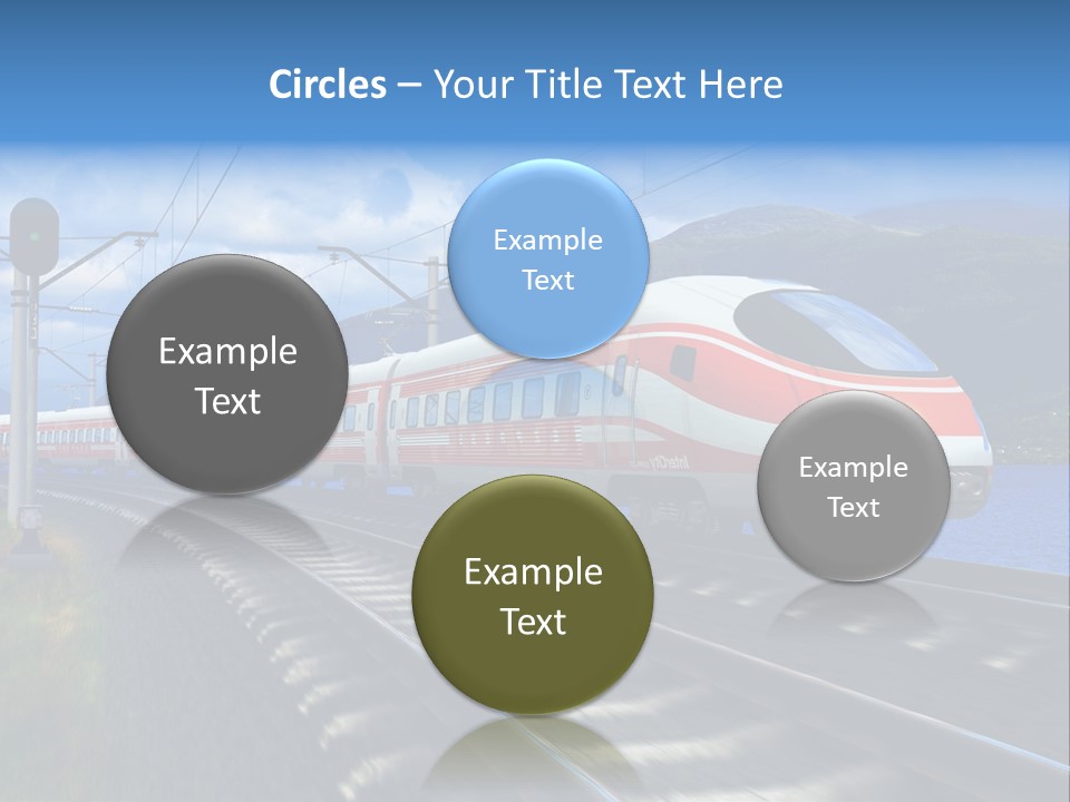 Arrival Locomotive Traffic PowerPoint Template
