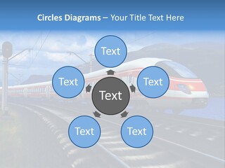 Arrival Locomotive Traffic PowerPoint Template