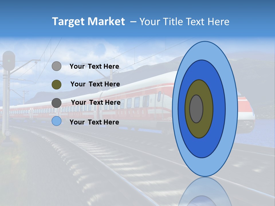 Arrival Locomotive Traffic PowerPoint Template