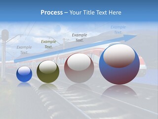 Arrival Locomotive Traffic PowerPoint Template