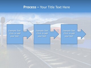 Arrival Locomotive Traffic PowerPoint Template
