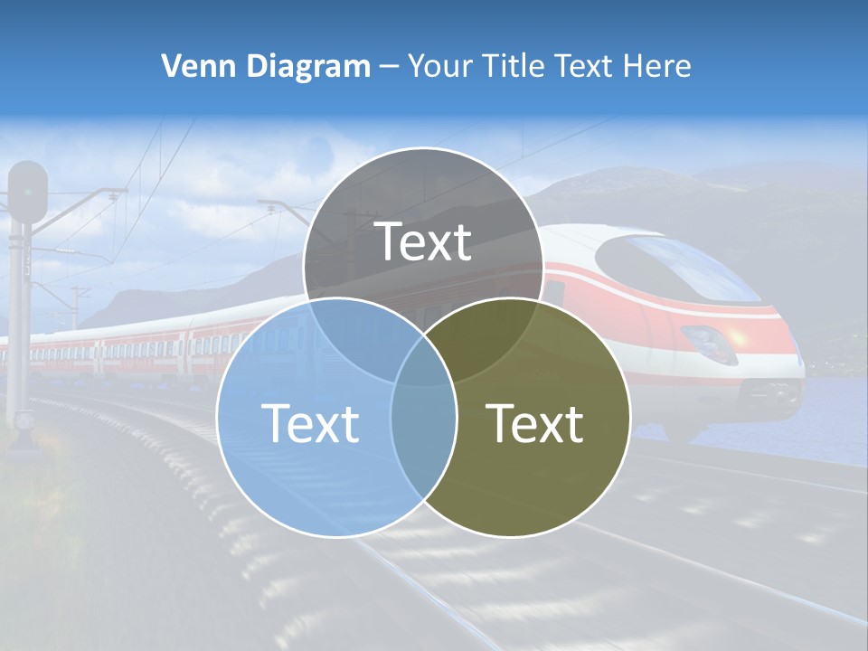 Arrival Locomotive Traffic PowerPoint Template