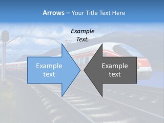 Arrival Locomotive Traffic PowerPoint Template