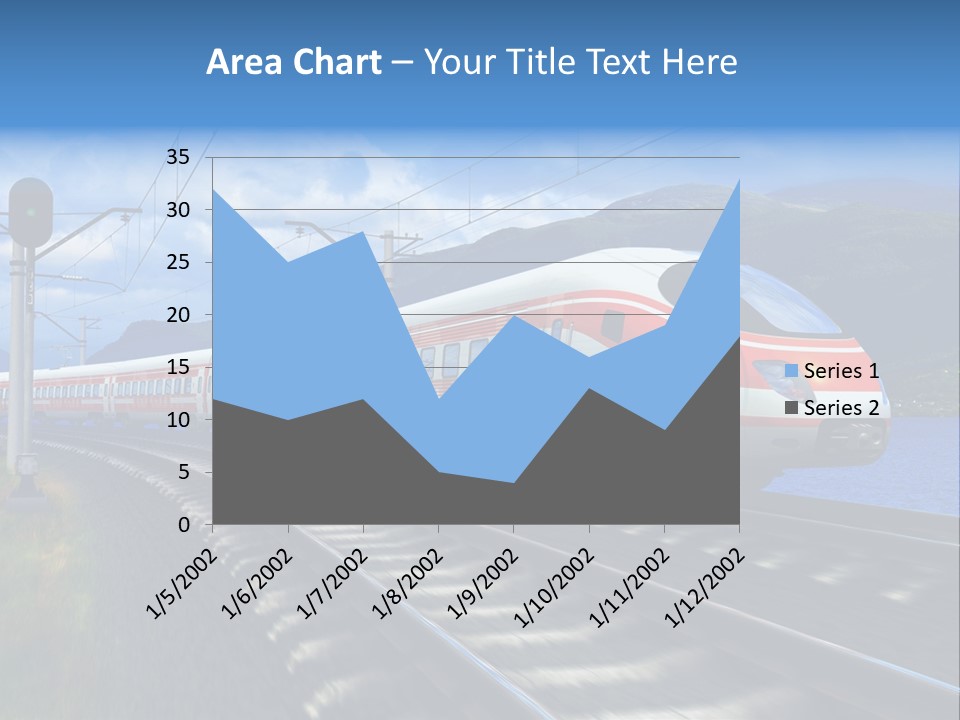 Arrival Locomotive Traffic PowerPoint Template
