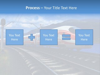 Arrival Locomotive Traffic PowerPoint Template