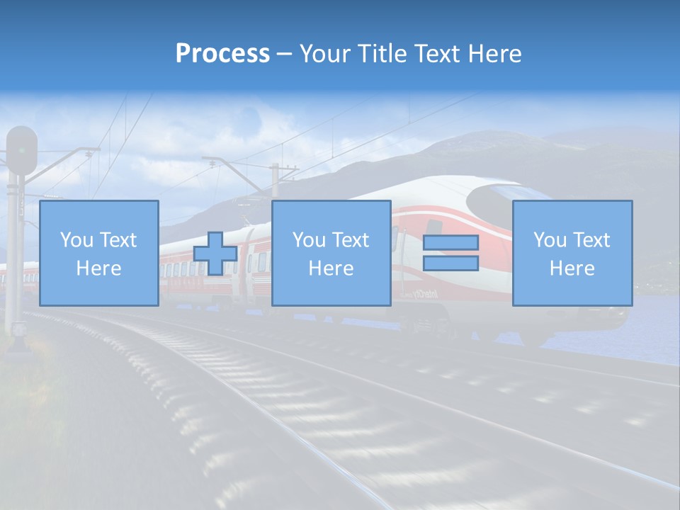 Arrival Locomotive Traffic PowerPoint Template