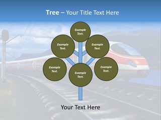 Arrival Locomotive Traffic PowerPoint Template
