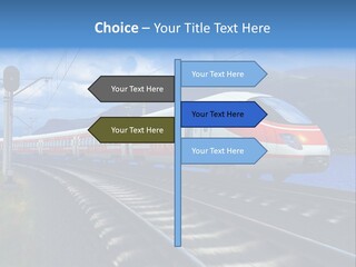 Arrival Locomotive Traffic PowerPoint Template