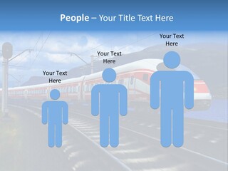 Arrival Locomotive Traffic PowerPoint Template