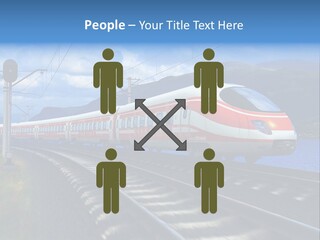 Arrival Locomotive Traffic PowerPoint Template