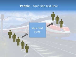 Arrival Locomotive Traffic PowerPoint Template