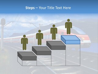 Arrival Locomotive Traffic PowerPoint Template