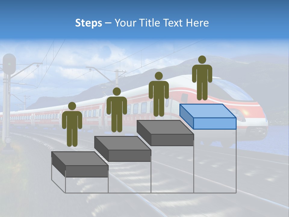 Arrival Locomotive Traffic PowerPoint Template