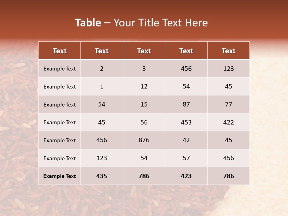 Food Object Meal PowerPoint Template