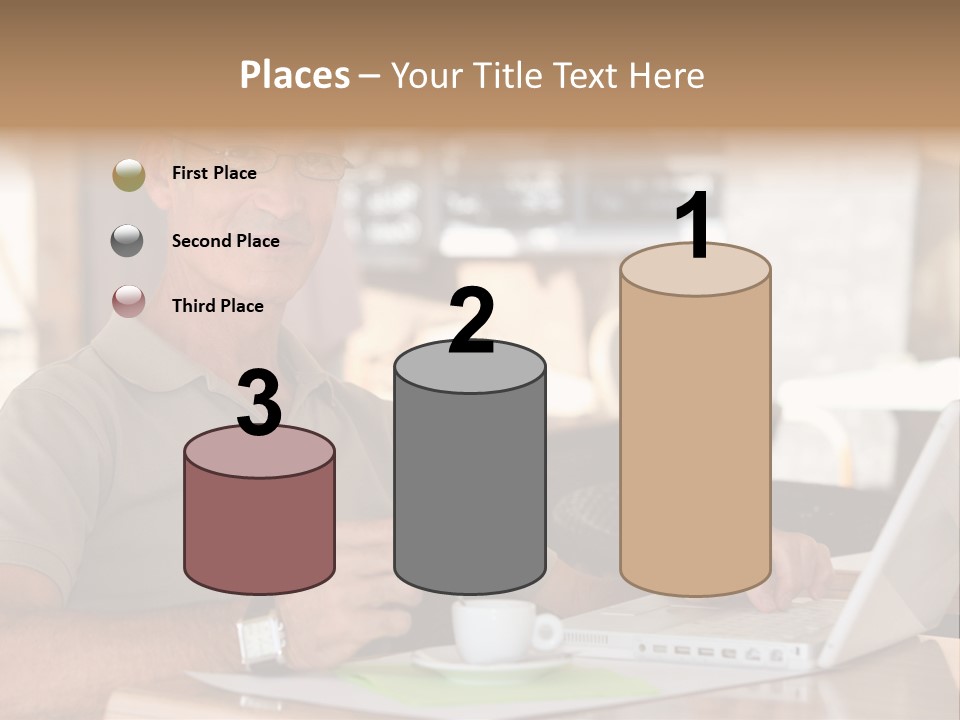 Executive Desk Mug PowerPoint Template