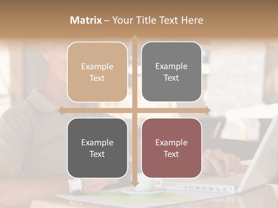 Executive Desk Mug PowerPoint Template