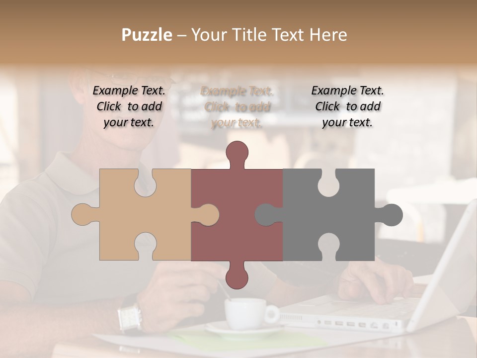 Executive Desk Mug PowerPoint Template