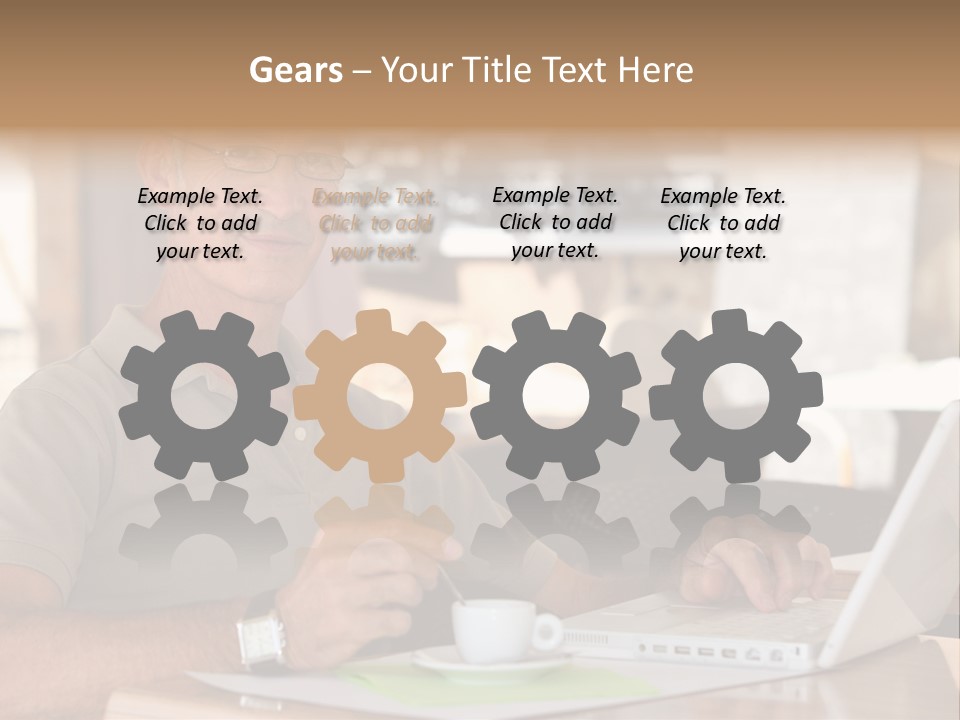 Executive Desk Mug PowerPoint Template