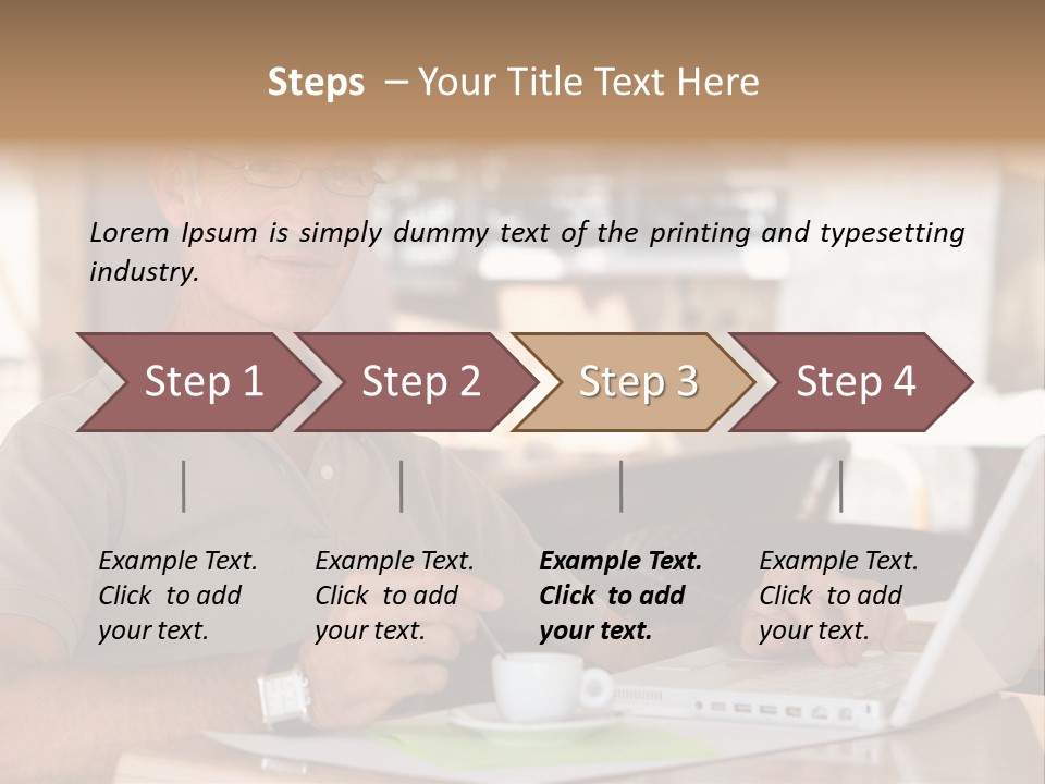 Executive Desk Mug PowerPoint Template