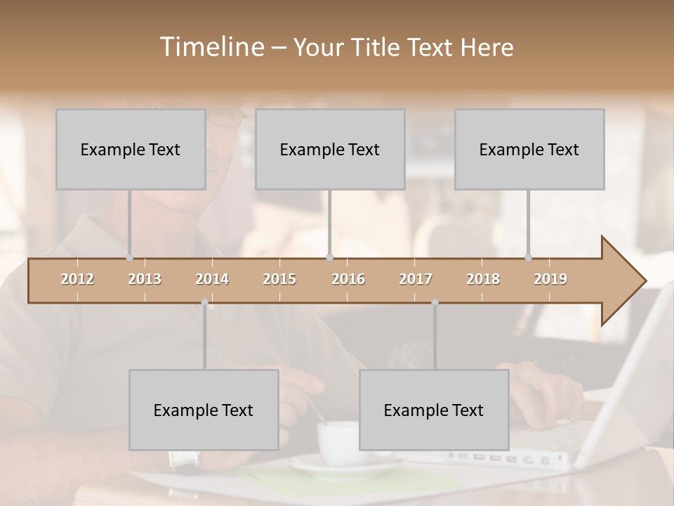 Executive Desk Mug PowerPoint Template
