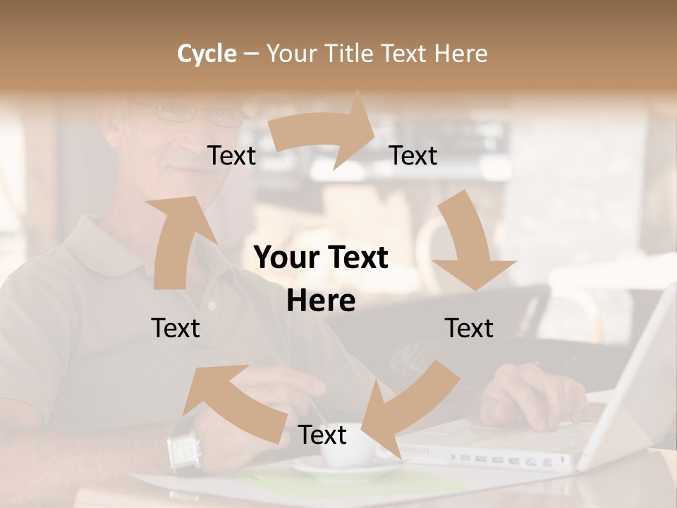 Executive Desk Mug PowerPoint Template