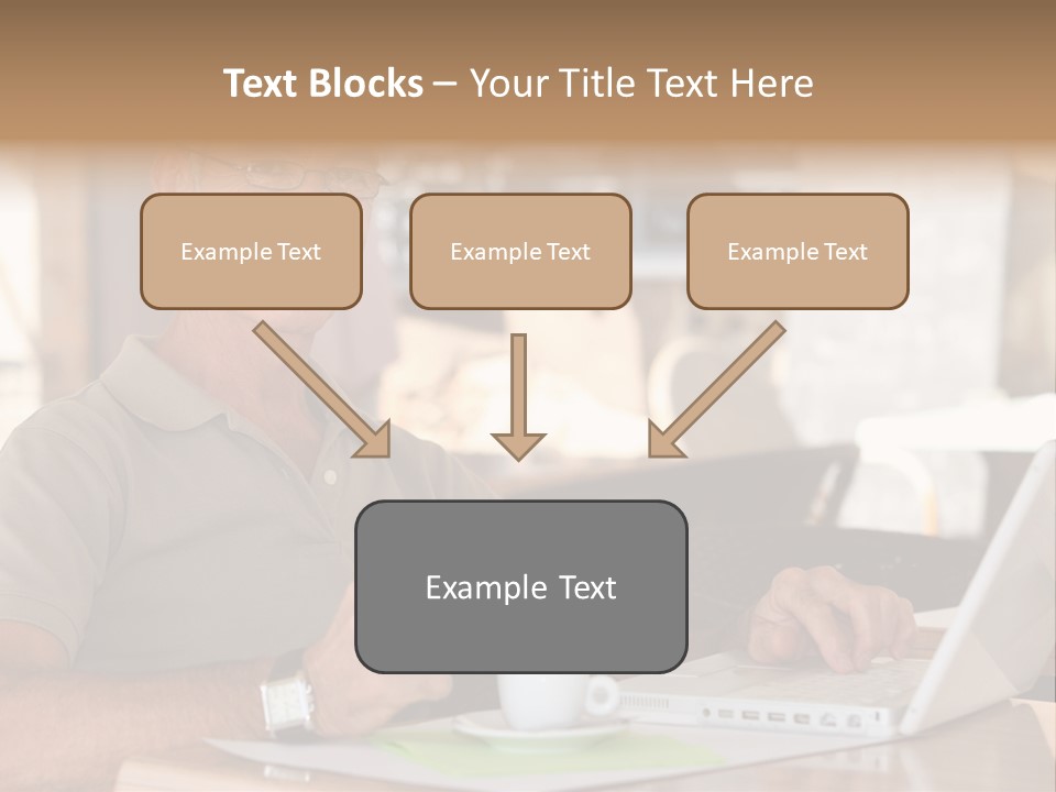 Executive Desk Mug PowerPoint Template